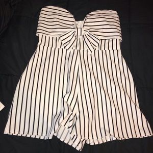 Strapless romper- worn once